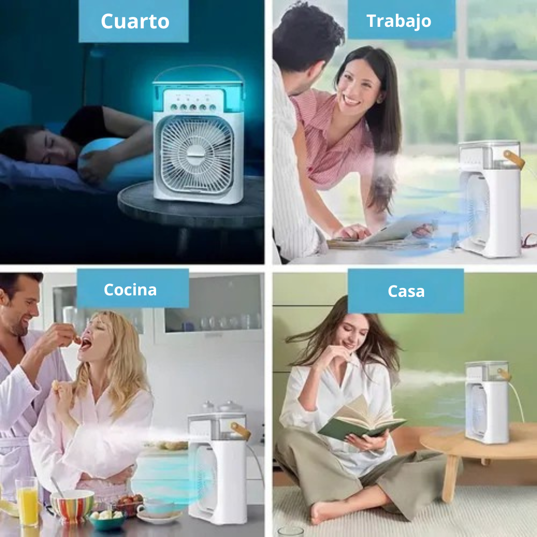 Ventilador portátil 3 en 1