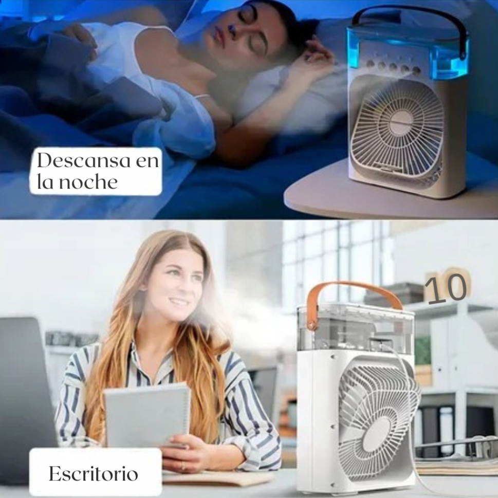 Ventilador portátil 3 en 1